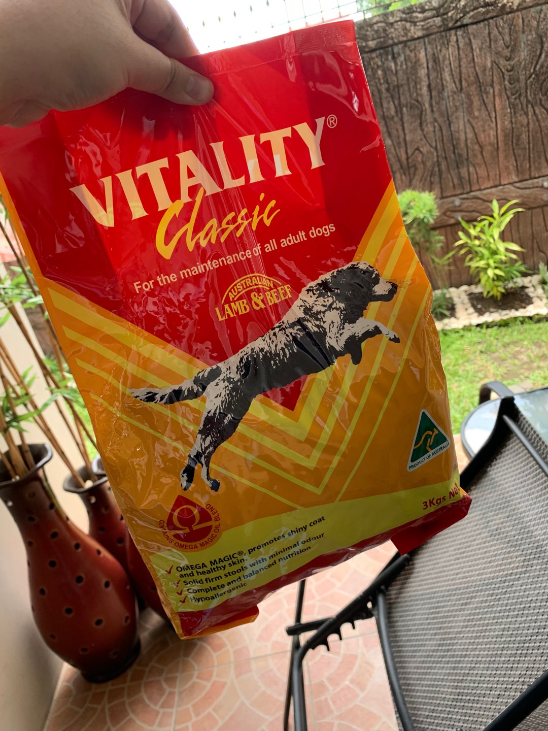 VITALITY CLASSIC LAMB & BEEF Dog Food 3kg Shopee Philippines
