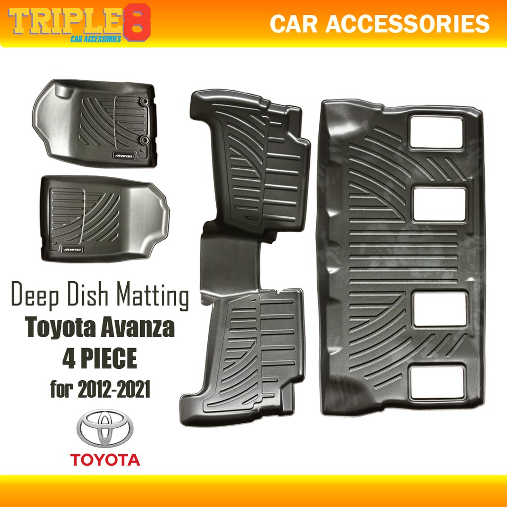 Toyota Avanza Deep Dish Matting Car Floor Mat Deepdish Matting 4 piece