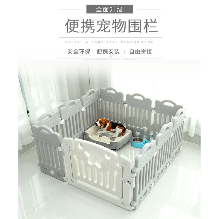 pet cagePet Fence Dog Fence Indoor Dog Fence Kennel with Toilet Small