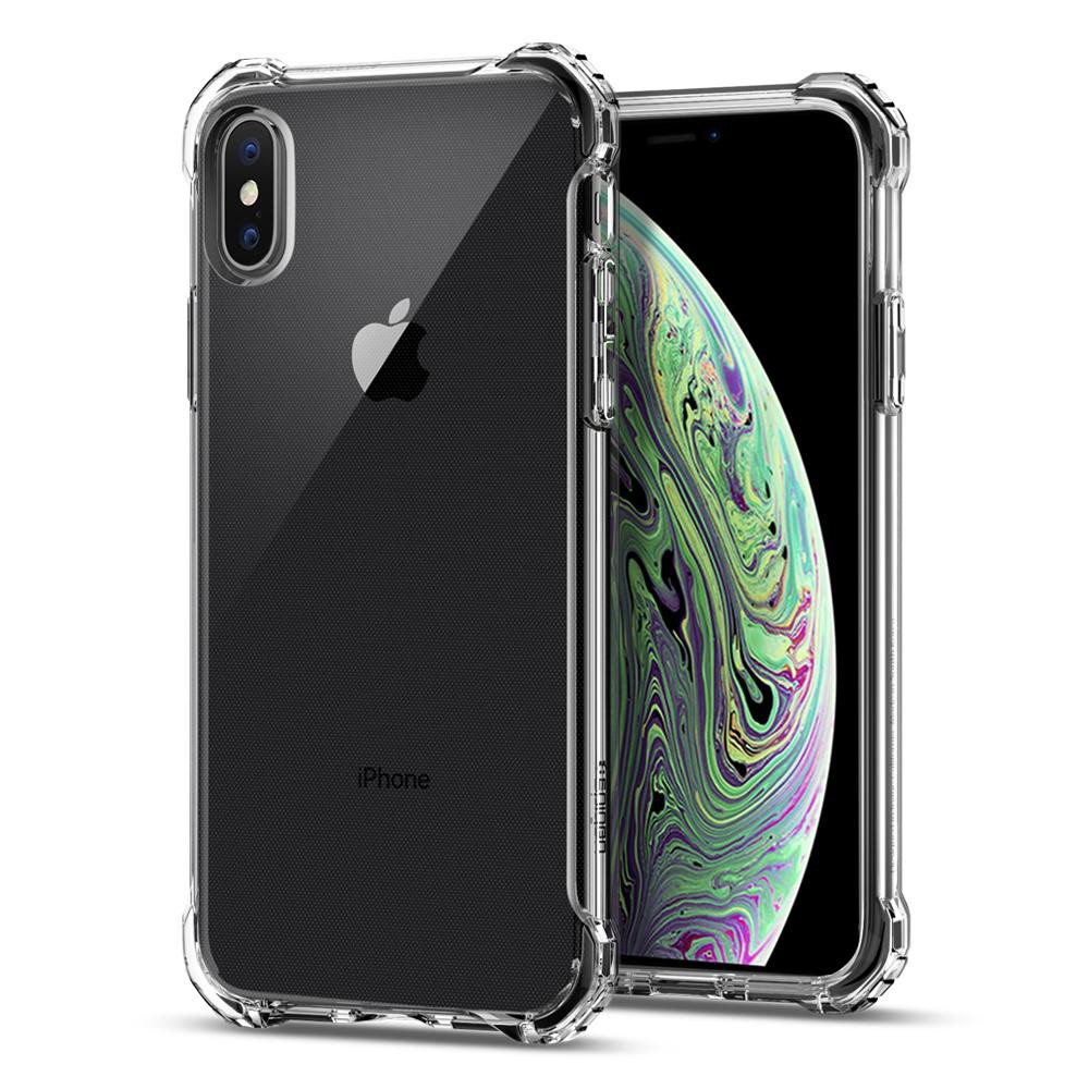 Spigen iPhone XS / iPhone X Case Rugged Crystal Crystal Clear Shopee