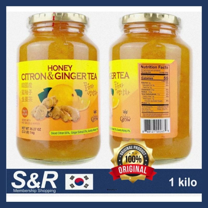 Honey Citron and Honey Citron & Ginger Tea 1kg (Original) by Balance