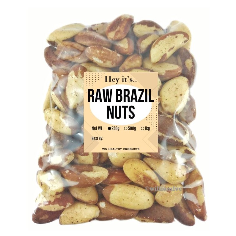 Organic Raw Brazil Nuts 250g Shopee Philippines