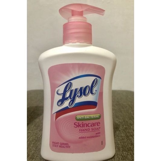 Lysol Skincare Hand Soap with Moisturizer in Pump bottle (225ml