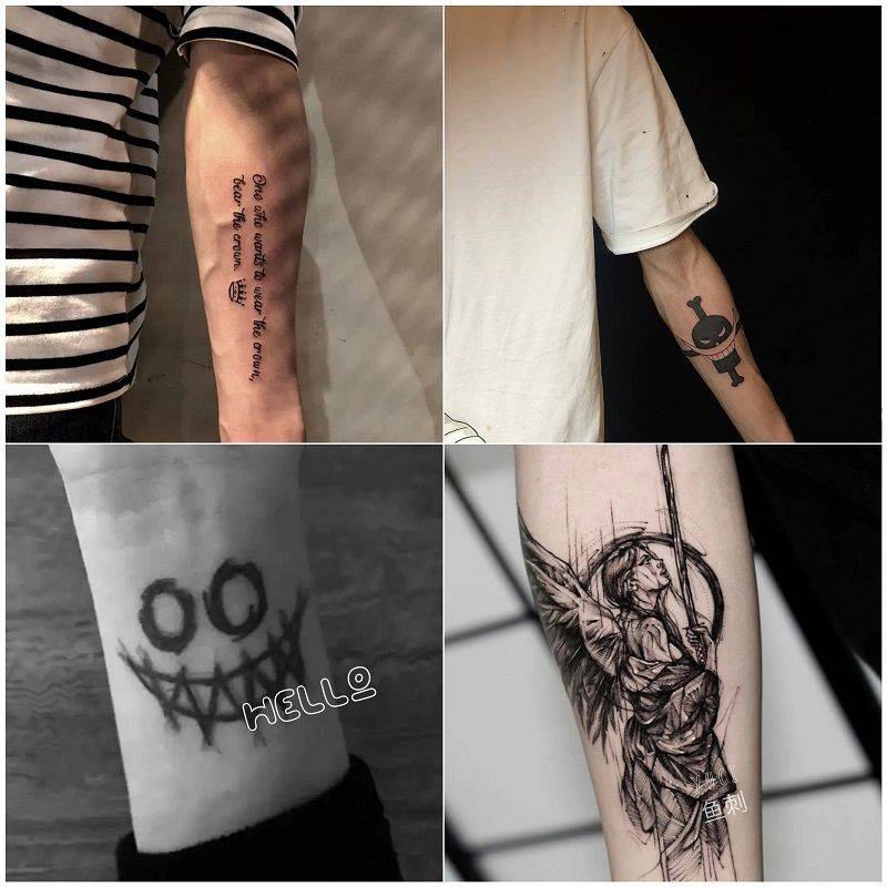 Magic Tattoo】 Fleble-Arm Fruit Grass This Tattoo Is Washed Away Without Reflective Half Persistent Lasting 15 Days Dark Men And Women Waterproof Lasting ₱336 800_x_800_jpg