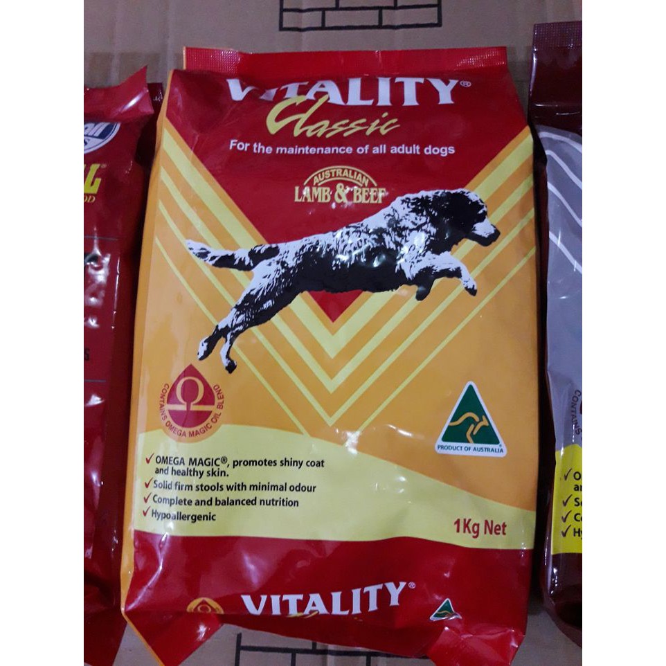 VITALITY CLASSIC LAMB & BEEF DOG DRY FOOD (3kgoriginal pack) Shopee Philippines