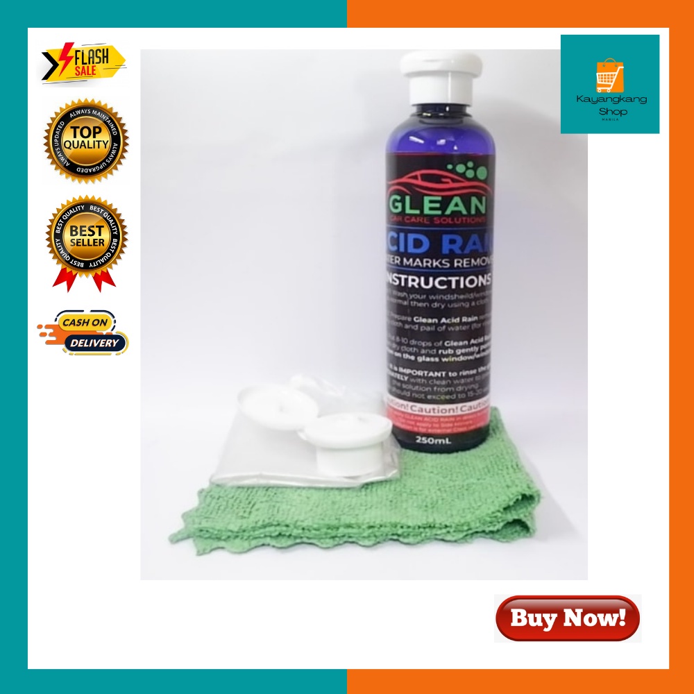 Mga pampadulas ng kotseAUTHENTIC Glean Acid Rain Remover Glass