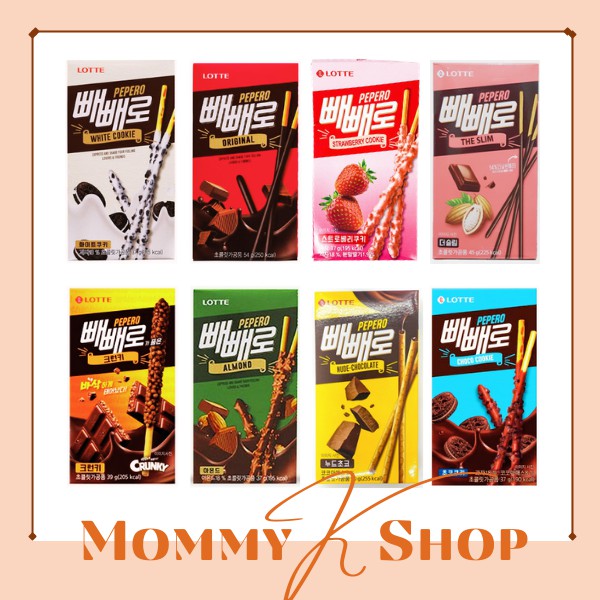 Authentic Korean Pepero Assorted Flavors BeeCost