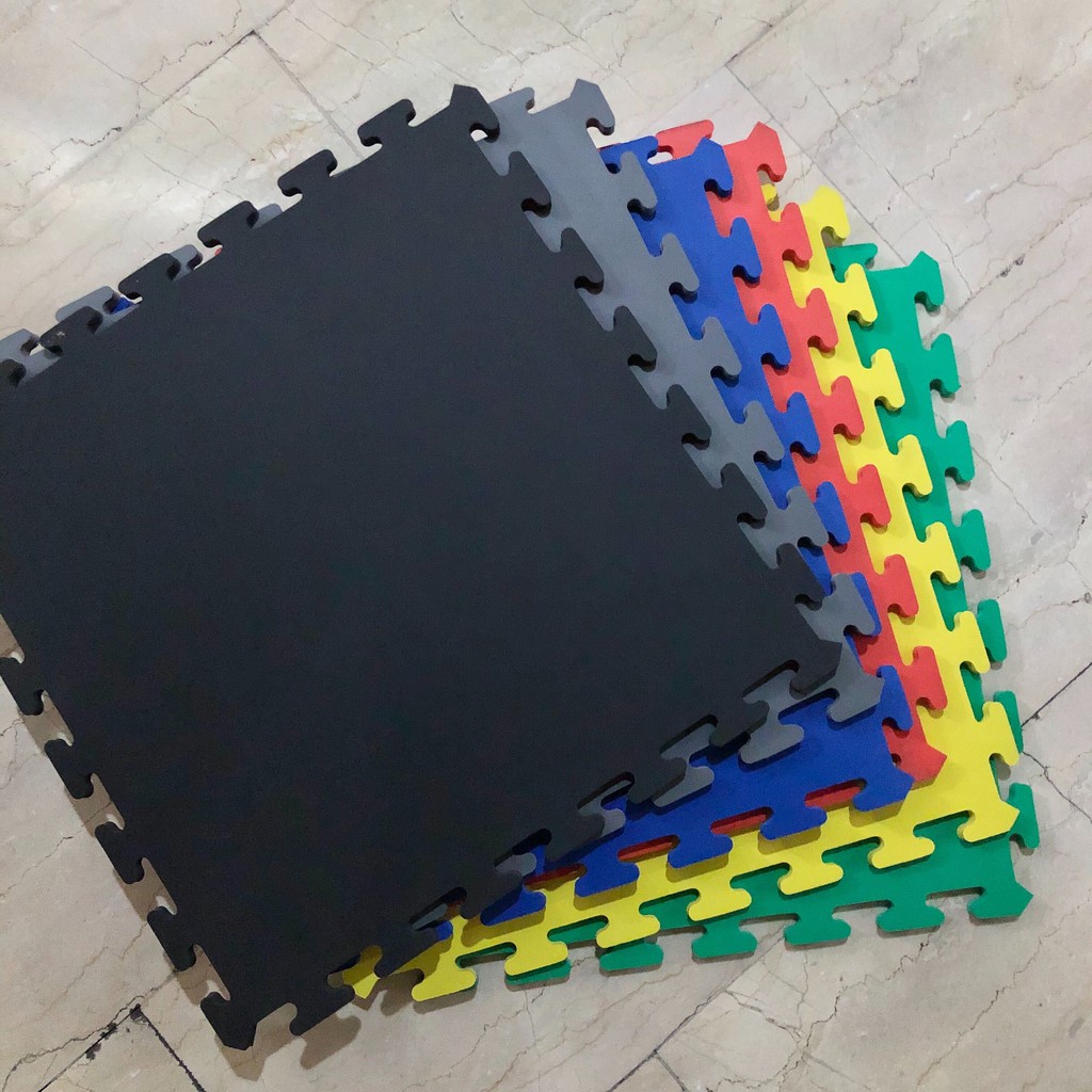 Heavy Duty High Density Interlocking Rubber Mat (Multiple Colors