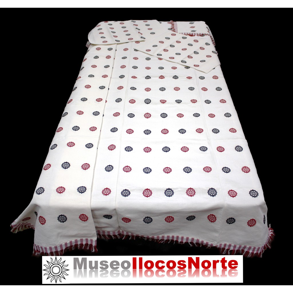 Ilocos Inabel Blanket (Sinan Binting 4 Panels with 2 Pillow Case