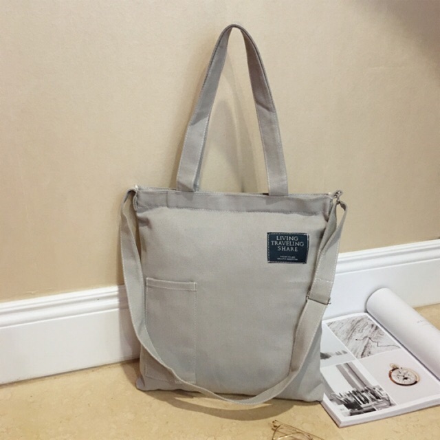 No.15 Korean design katsa bag canvas bag 2handle Shopee Philippines