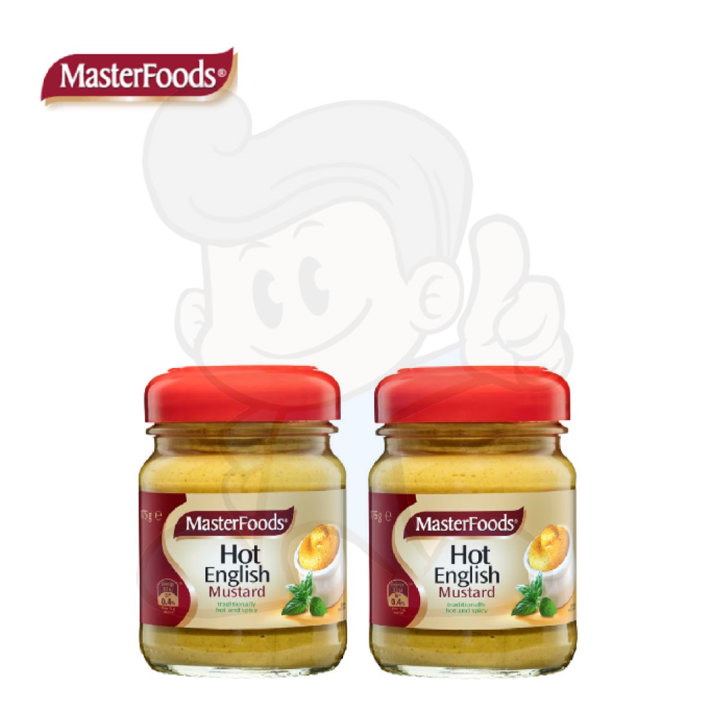 MasterFoods Hot English Mustard (2 x 175 g) Shopee Philippines