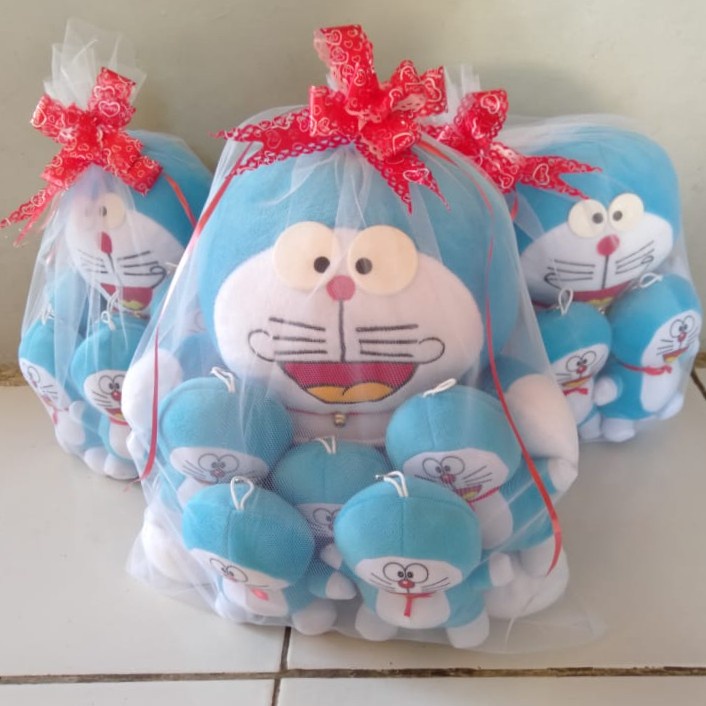 Doraemon Dolls Contents 6 pcs Doraemon Cartoon Cat Dolls c0A1
