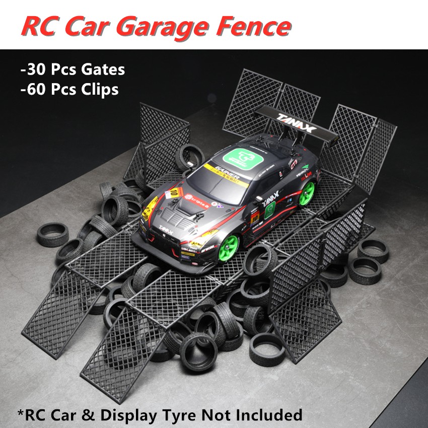 RC Car Garage Rack Fence Display Platform DIY 30 Pcs Shopee Philippines