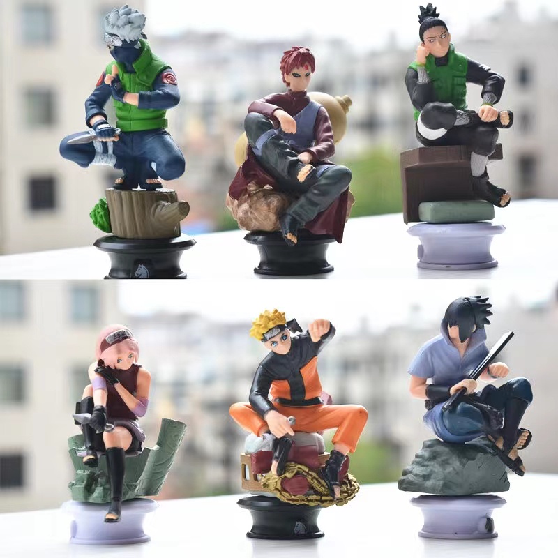 Naruto Anime 19th Generation Set Of 6 Figure Shopee Philippines