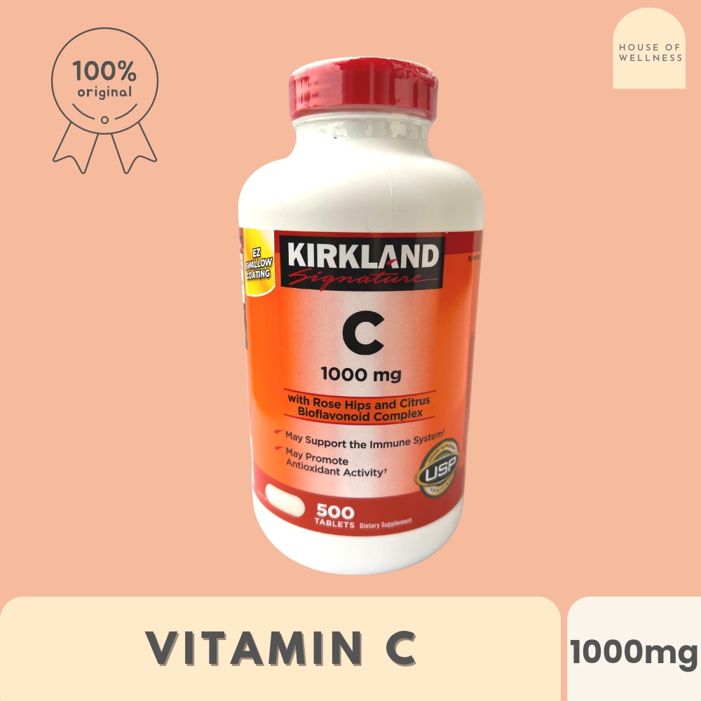 Kirkland Vitamin C 1000mg 500 Tablets Shopee Philippines