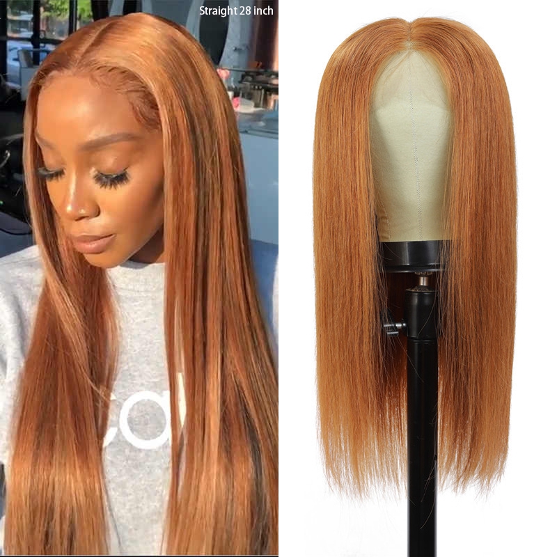 Pre Plucked 13x4 Lace Front Wigs 30 Brown Brazilian