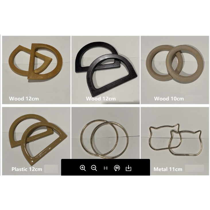 DIY Bag Handle Different materials 1 pair (2pcs) Shopee Philippines