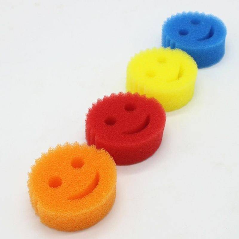 Cute colorful Smiley Face Original Scrub Daddy Cleaning Sponge Kitchen