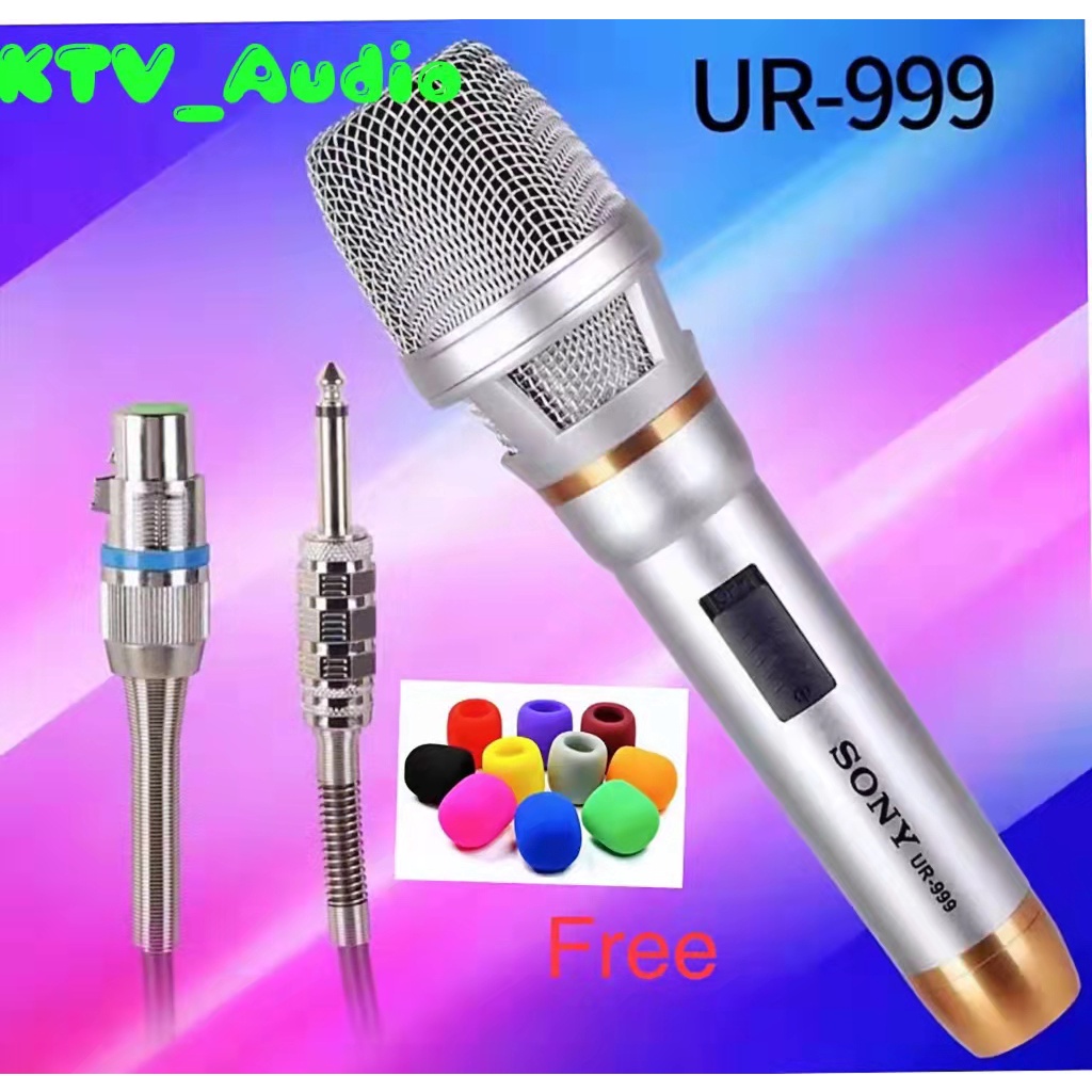 Free mic foam Condenser Microphone SONY UR999 Cardioid Condenser