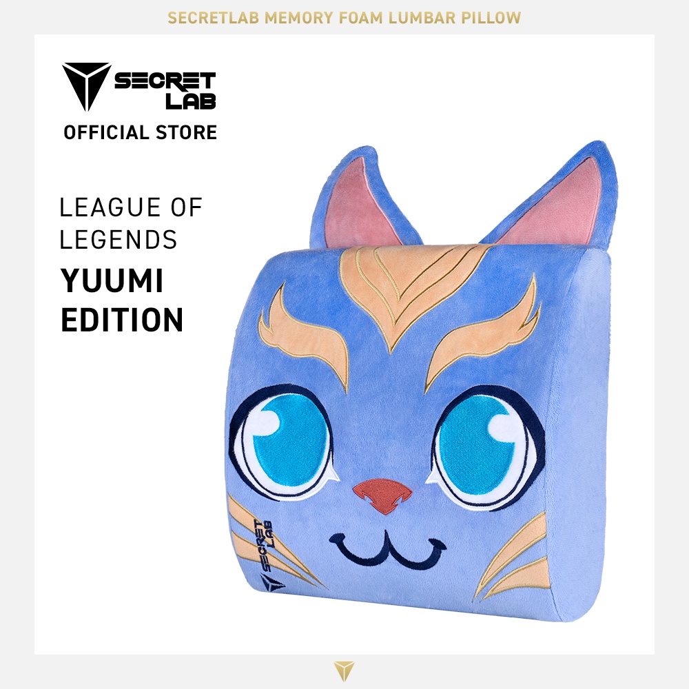 Secretlab Memory Foam Lumbar Pillow—League of Legends Yuumi Edition Shopee Philippines