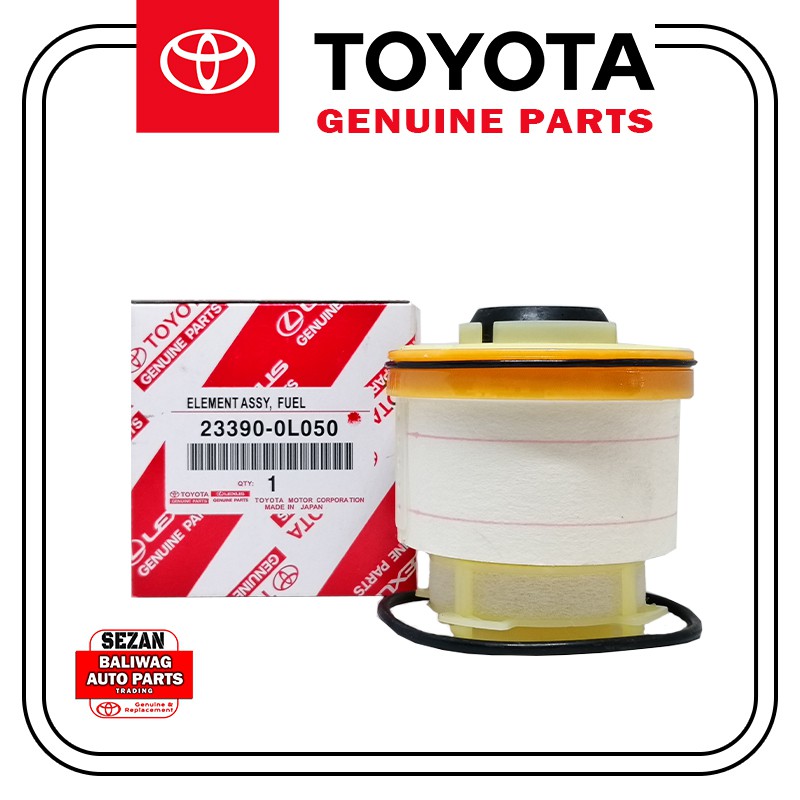 TOYOTA FUEL FILTER ELEMENT FORTUNER HILUX 20112015 HIACE 20132022