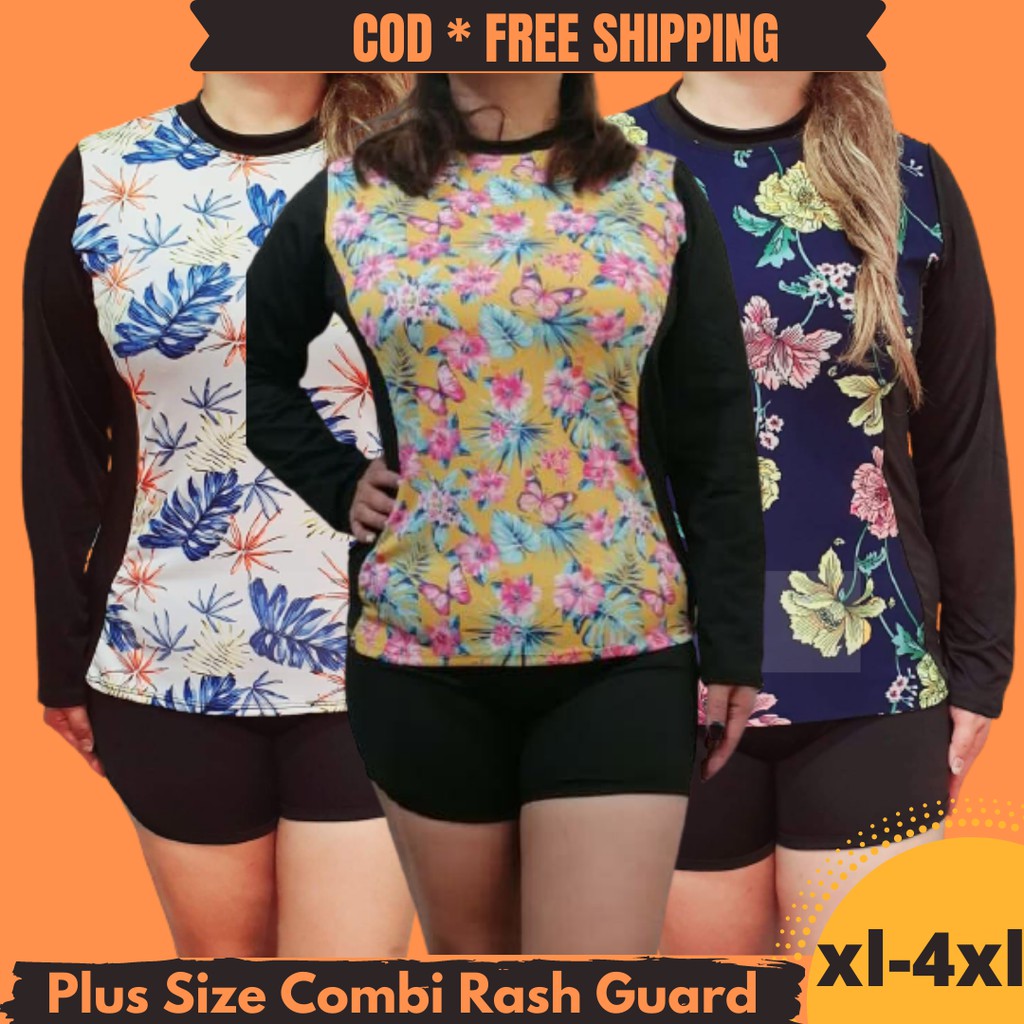 Plus Size Rash Guard Terno Shopee Philippines