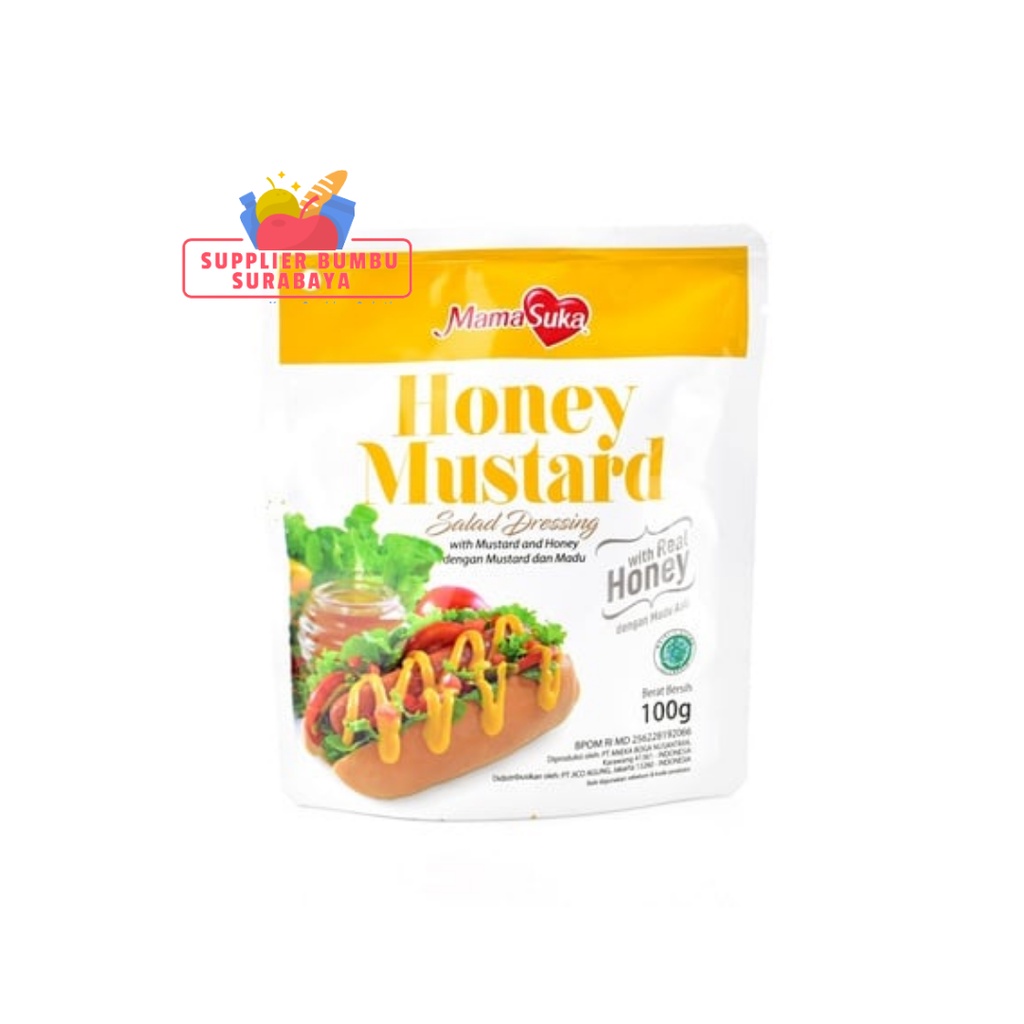 MamaSuka Salad Dressing Honey Mustard Sauce Sachet 100g Shopee