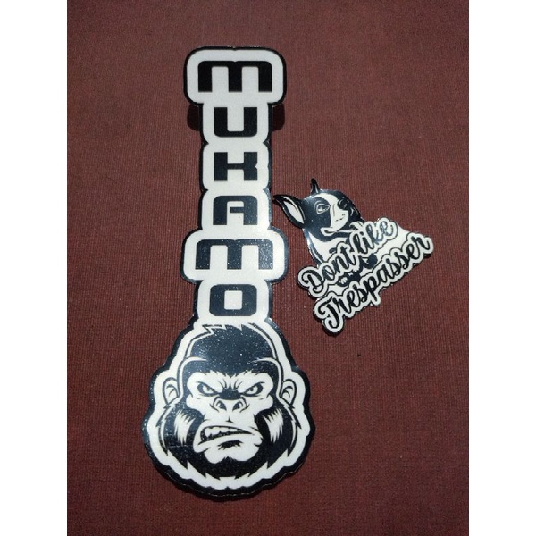 TulakTV Motorcycle Car Bike Sticker MukaMo with FREEBIE Shopee