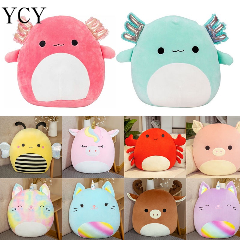 20cm Squishmallows Plush Toy Axolotl Teal Pink Anastasia animal