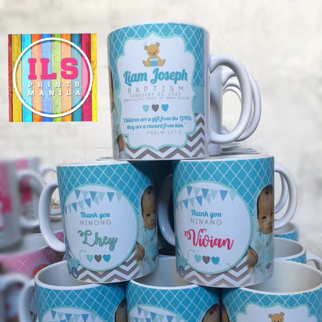 Personalized Mug for Baptism Shopee Philippines