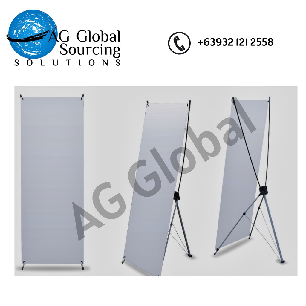 X Stand Banner 2.5ft x 6ft, tarpaulin display stand Shopee Philippines