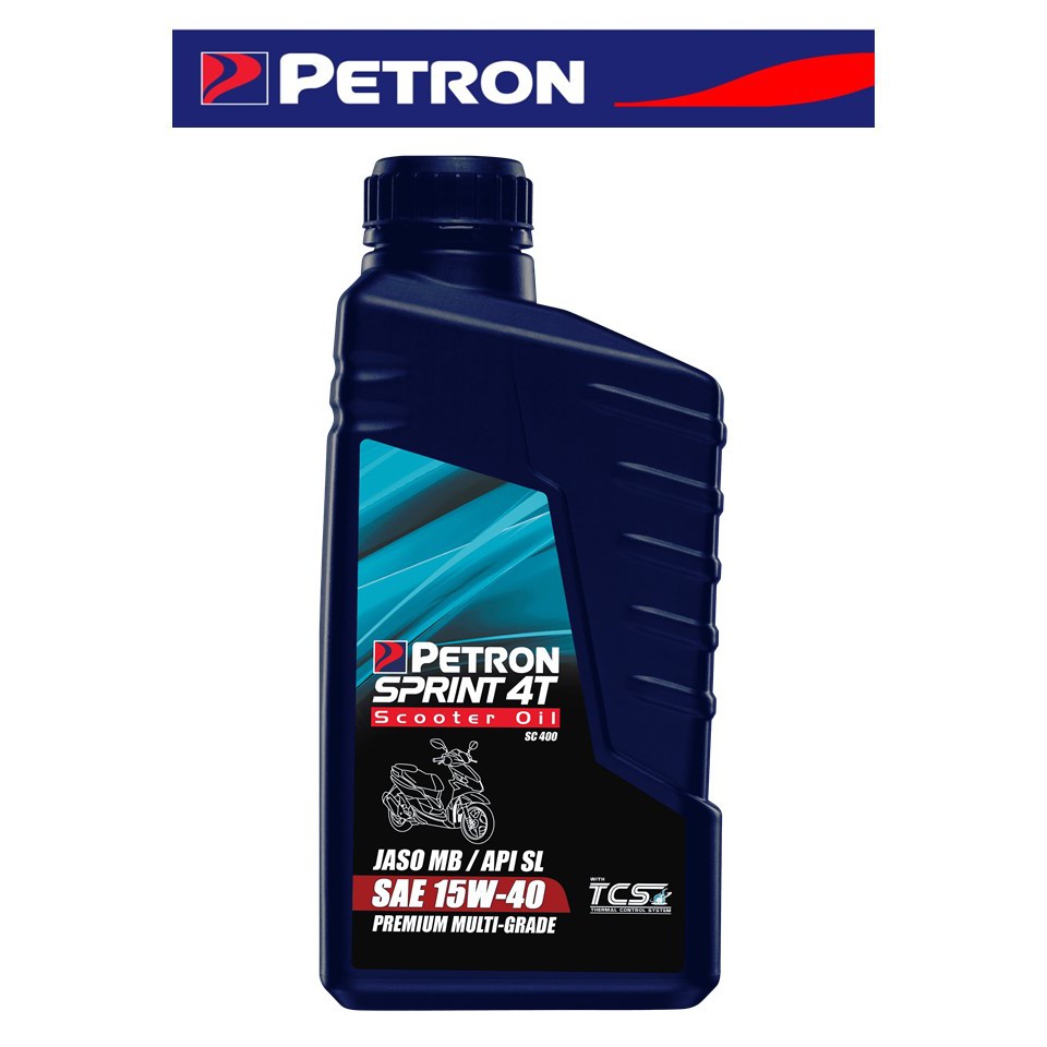 Petron Sprint 4T Scooter Oil SC400 Premium MultiGrade 15W40 (1 L