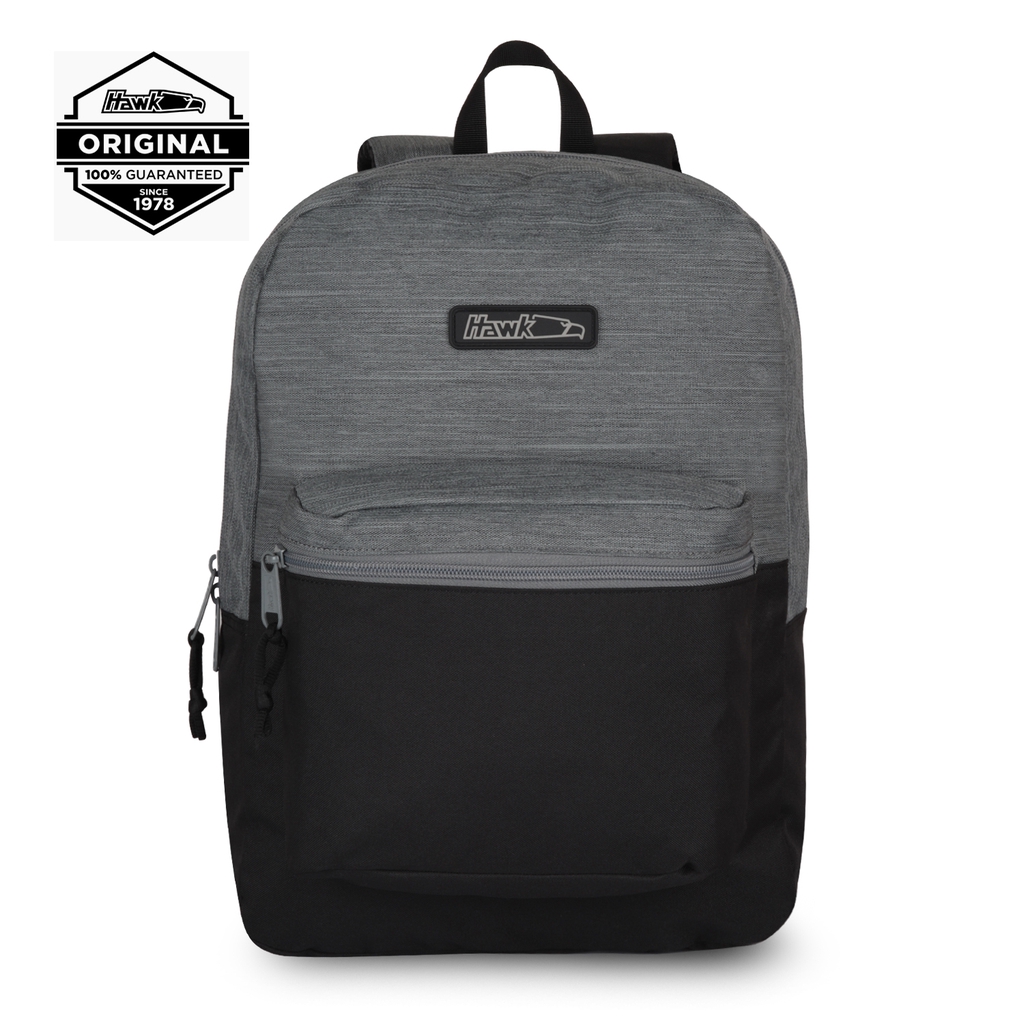 Hawk 4897 Backpack (GreyTextured) Shopee Philippines