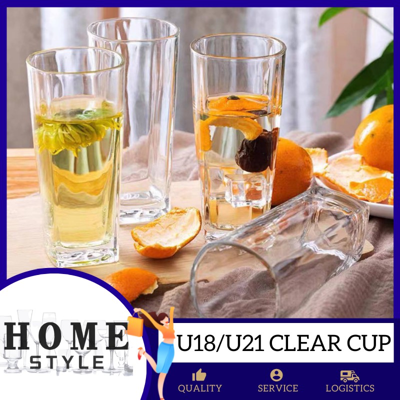 High Quality Drinking Glass Transparent Milk Cup Glassware Water Baso