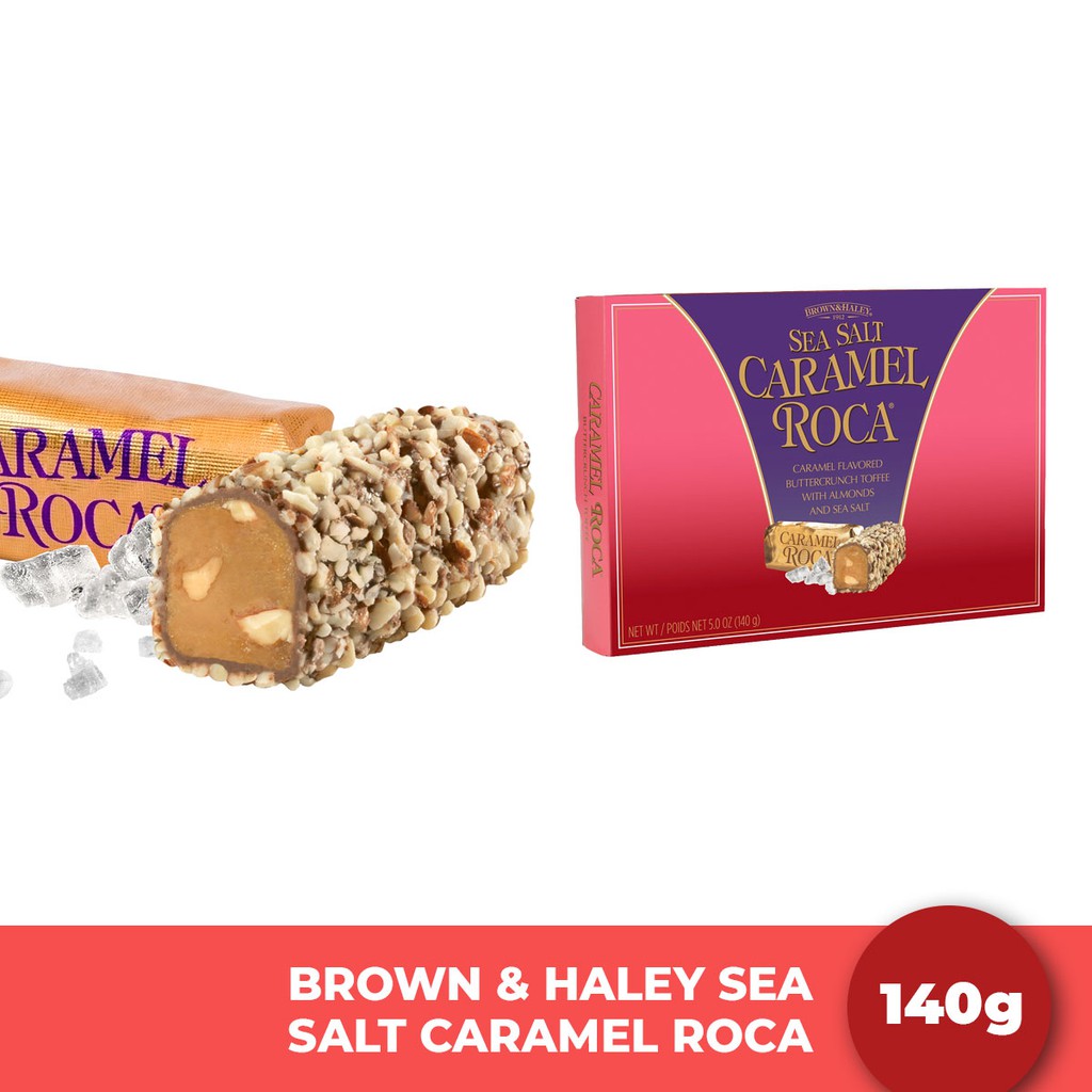 Brown & Haley Sea Salt Caramel Roca Chocolate Gift Box 140g Shopee