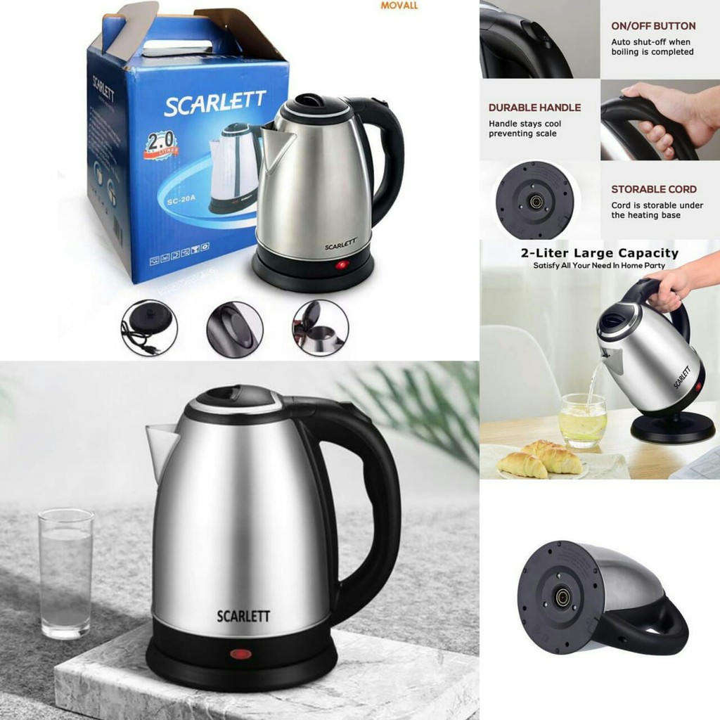 COD! SCARLET 2L WATER HEATER/KETTLE Shopee Philippines