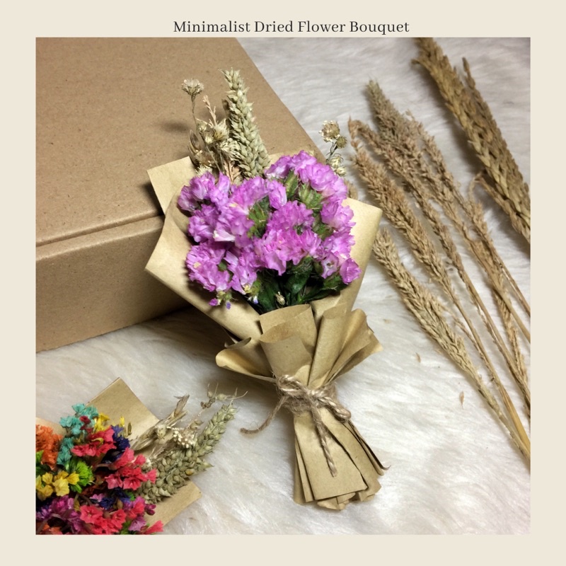 Mini Dried Flower Bouquet Shopee Philippines