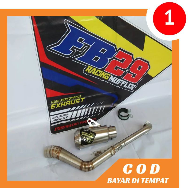 Norifumi GTX PRO Jupiter Racing Exhaust Vega Shogun Under Neck