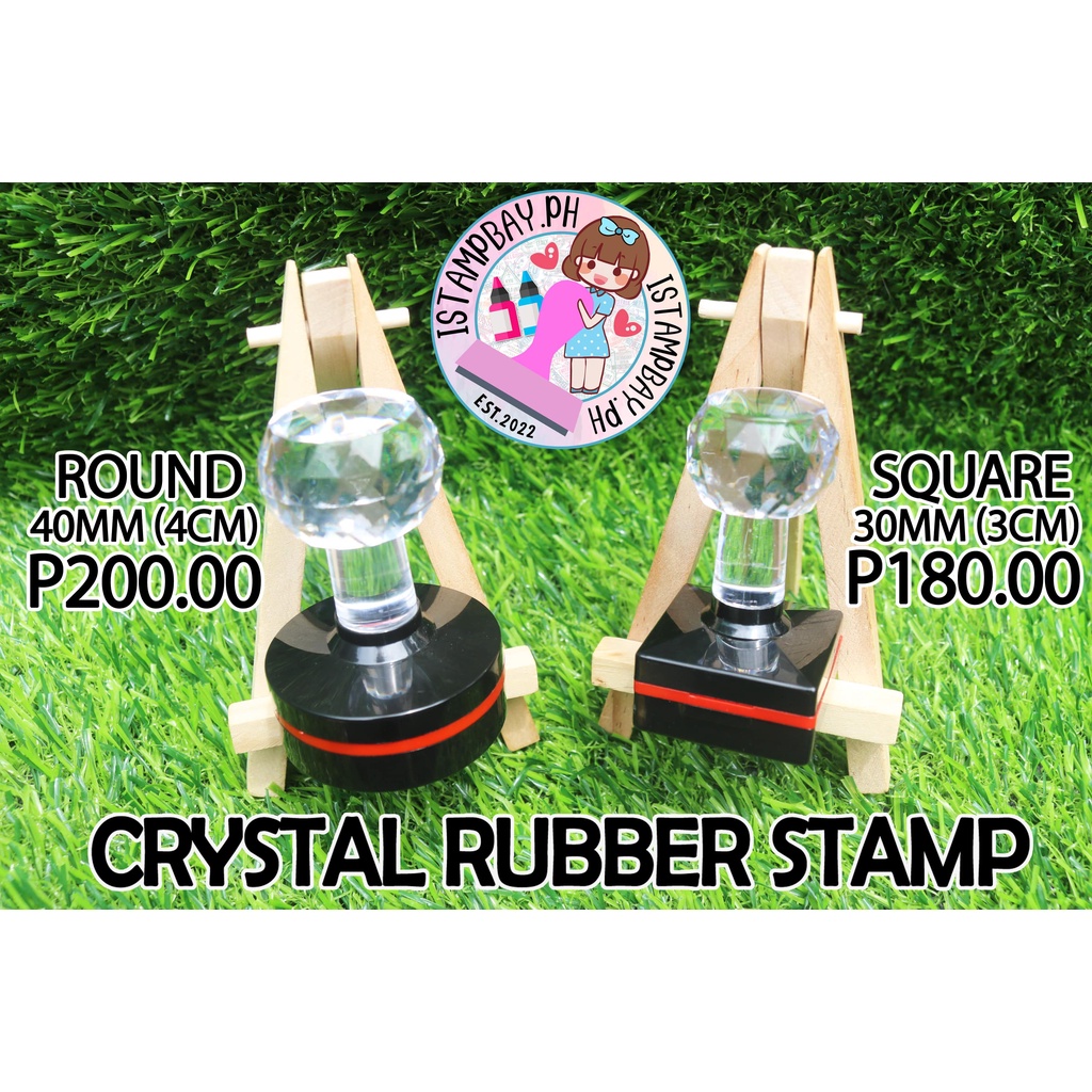 PERSONALIZED SELF INKING STAMPS FOR LOGO (CRYSTAL JEWEL TYPE) Shopee