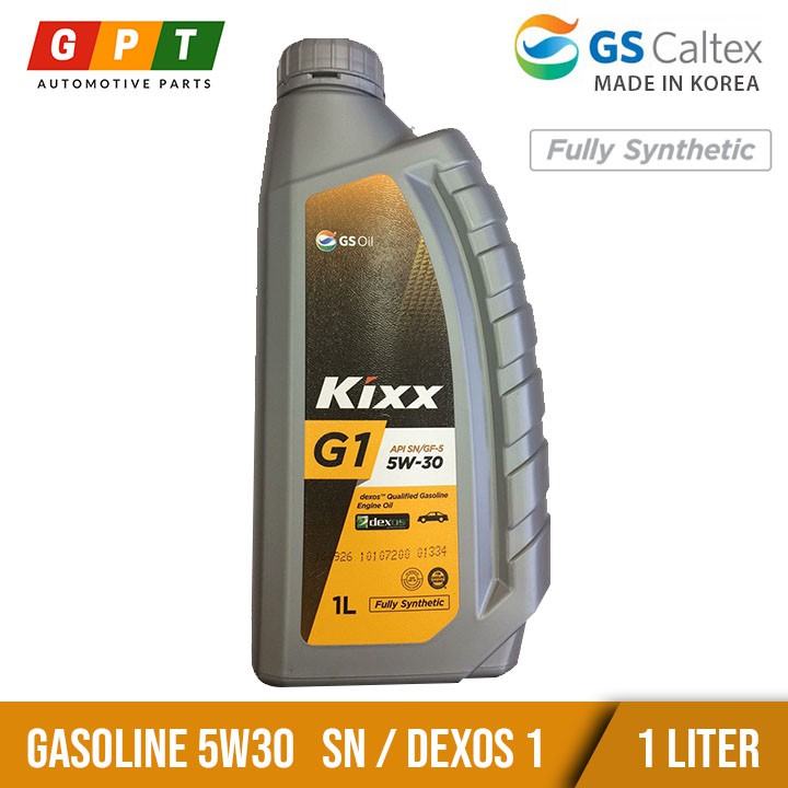 Kixx G1 ( 5W30 Fully Synthetic ) SN / ILSAC GF5 Dexos1 Gasoline