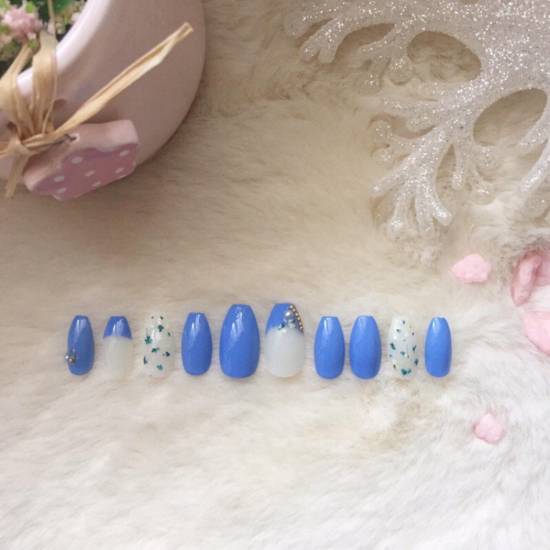 Korean Fake NailsFaux NailsPress OnsCustomized Nails Shopee