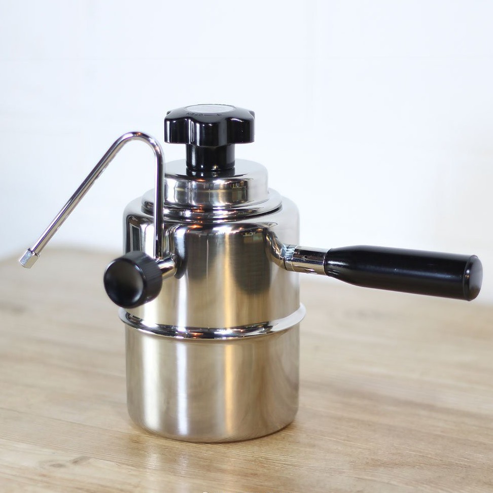 Bellman Stainless Stovetop Milk Steamer Milk Frother; Latte Art