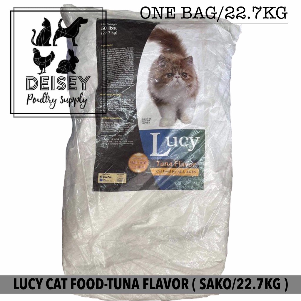 LUCY CAT FOOD FOR ALL LIFE STAGES TUNA FLAVOR (1 SAKO/22.7 KGS