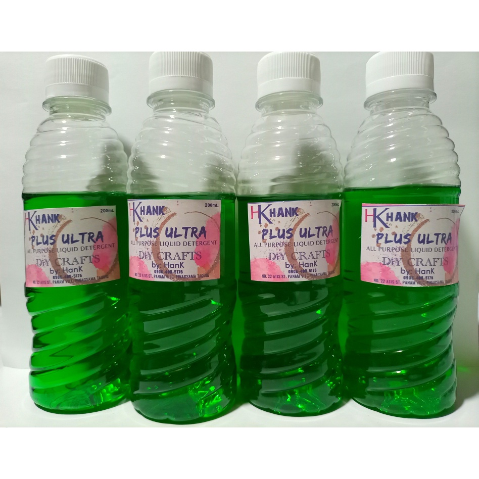 PLUS ULTRA (200mL) All Purpose Liquid Detergent/ Dishwashing Liquid