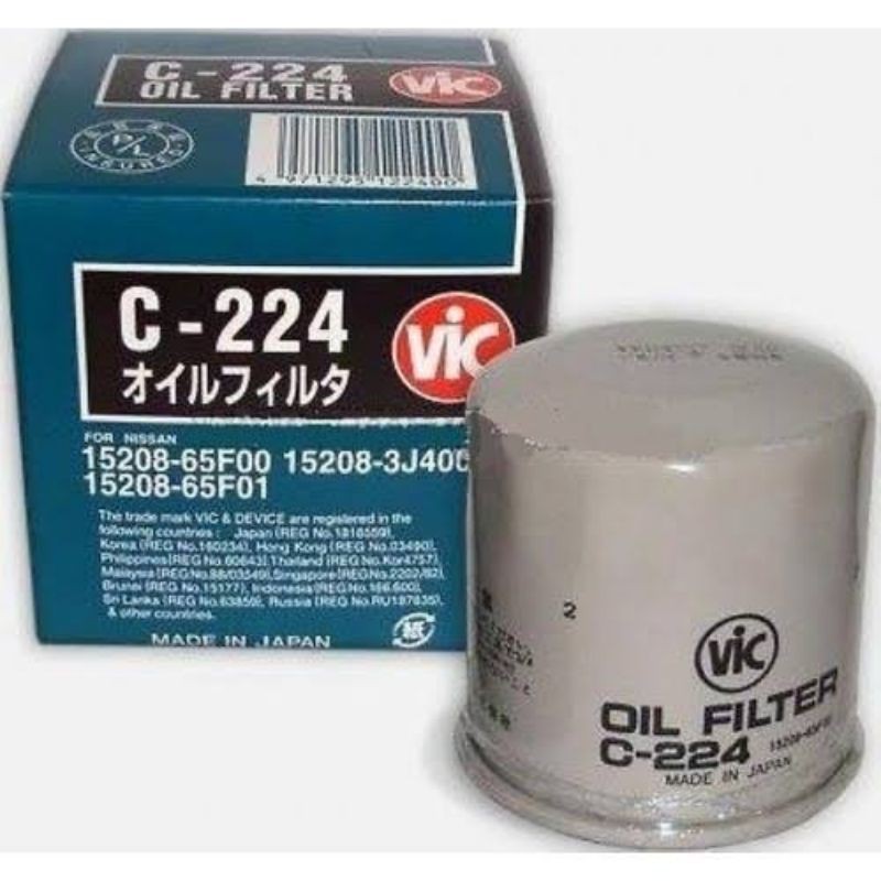 Vic Genuine Oil Filter C224 Shopee Philippines