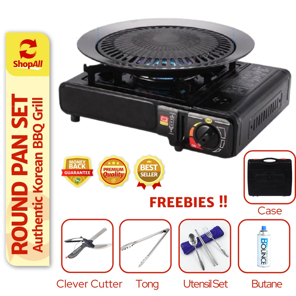 ON SALE Samgyupsal Authentic Regular Set Square Pan Grill w/Portable