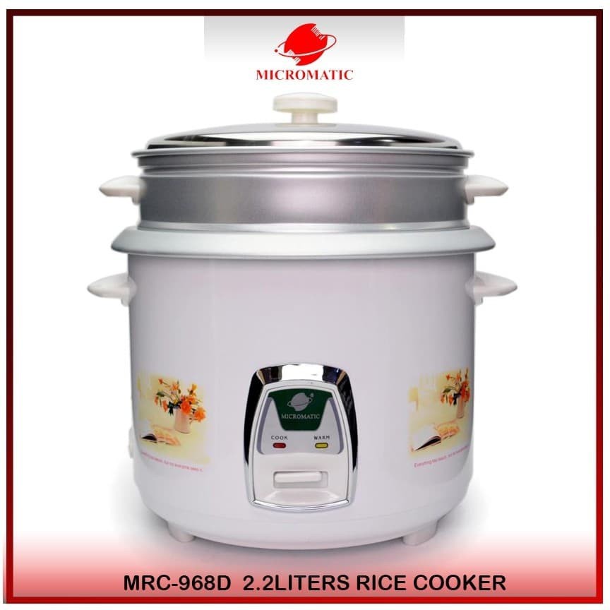MICROMATIC 2.2Liters Rice Cooker MRC968D Shopee Philippines