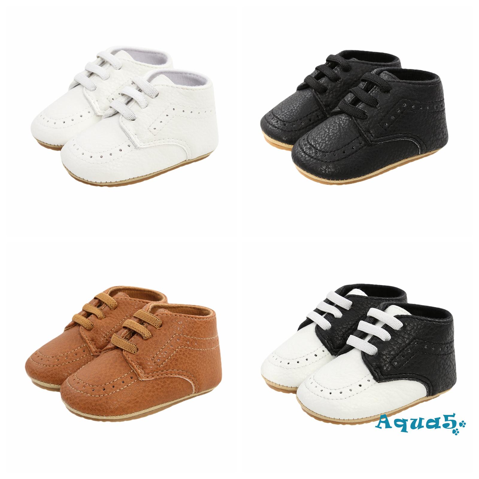 AQQInfant Baby Walking Shoes, NonSlip Soft Sole Solid Color/Color