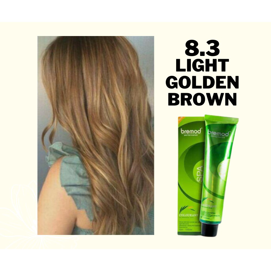 BREMOD PERFORMANCE 8.3 LIGHT GOLDEN BROWN HAIR COLOR Shopee Philippines