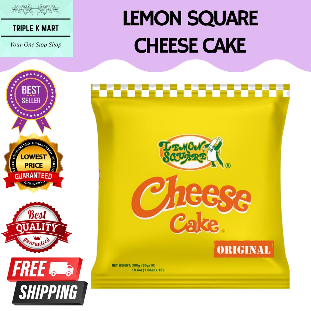 Lemon Square Cheese Cake Original & Signature Cupcakes Assorted Flavor